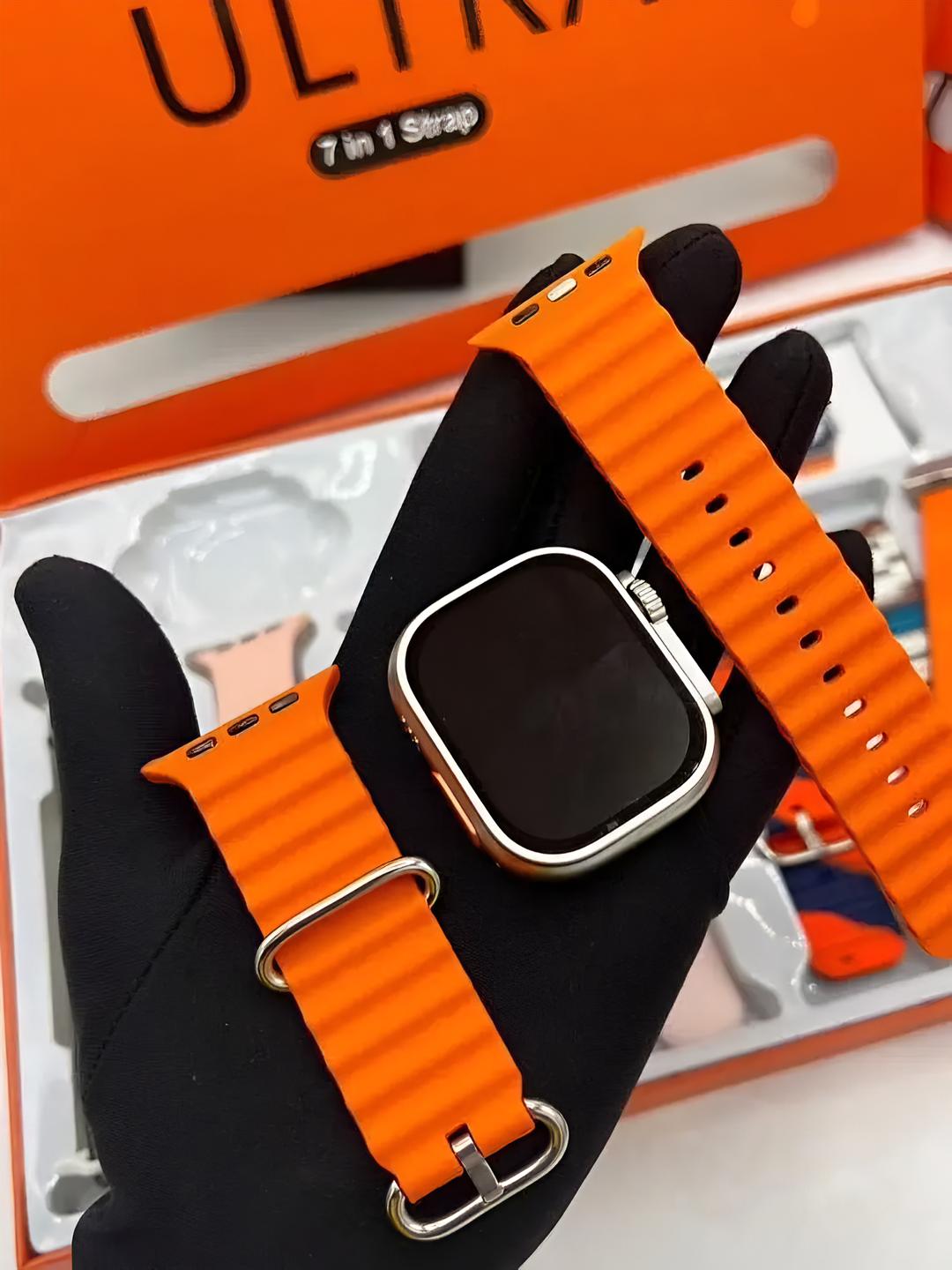 7 IN 1 ULTRA SMART WATCH - Stainless Steel